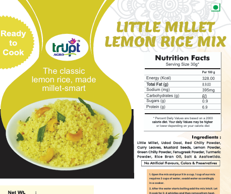Little Millet Lemon Rice Mix (100 grams)